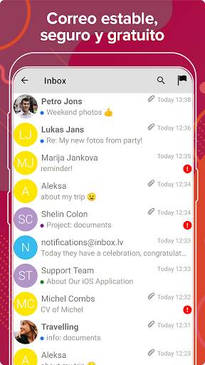 Inbox.lv screenshot 1