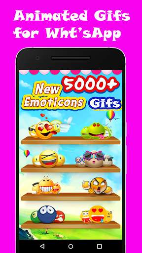 Gifs for WhstApp Funny Emoji screenshot 1