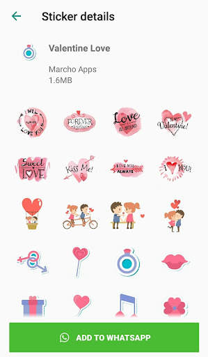 Valentine Day Stickers-WAStick screenshot 3