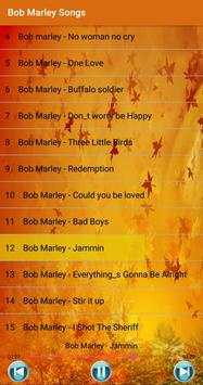Bob Marley Songs 5 تصوير الشاشة