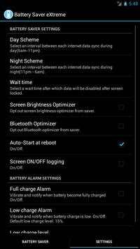 Battery Saver eXtreme Lite screenshot 2