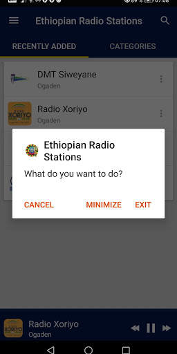 Ethiopian Radio Stations 8 تصوير الشاشة