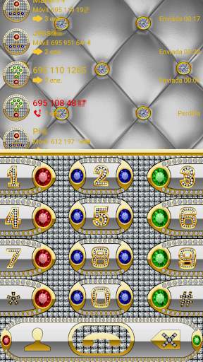 THEME EXDIALER GOLD DIAMONDS 4 screenshot 1