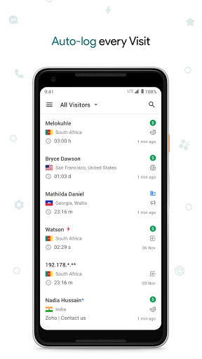 Zoho SalesIQ - Live Chat App screenshot 2