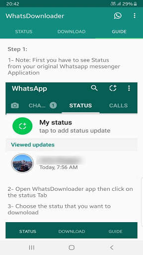 Status Downloader for Whatsapp 4 تصوير الشاشة
