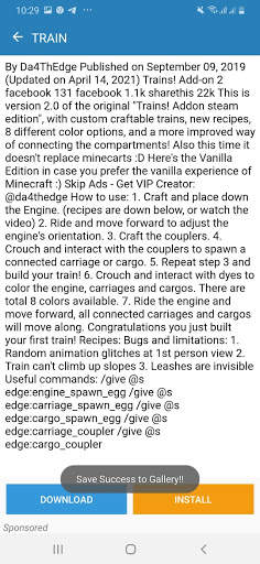 Train Mod For Minecraft screenshot 1
