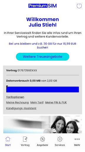PremiumSIM Servicewelt 1 تصوير الشاشة