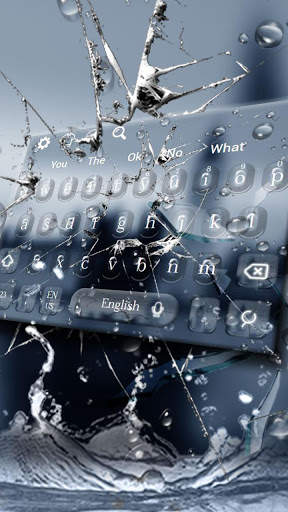 Rain Broken Glass Keyboard screenshot 2