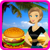 Beach Restaurant - Wold chef Cooking Dash Game иконка