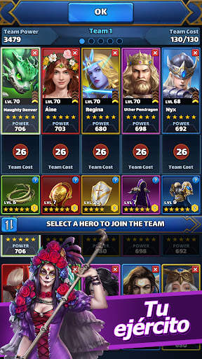 MythWars & Puzzles: RPG Match3 screenshot 3