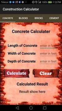 Construction Calculator screenshot 6
