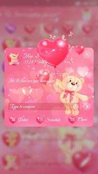GO SMS ROMANTIC BEAR THEME screenshot 4