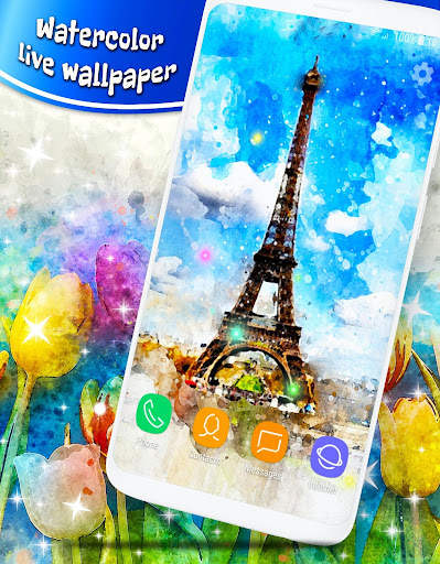 Watercolor Live Wallpapers ❤️ Painting Wallpapers screenshot 6