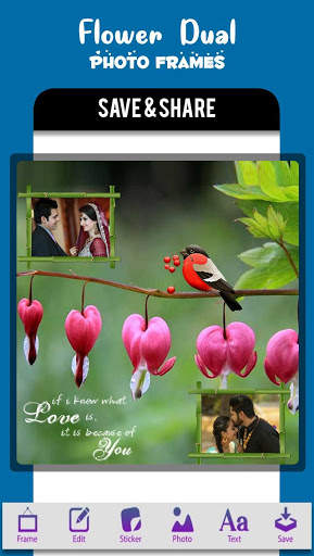 Flower Dual Photo Frames screenshot 6