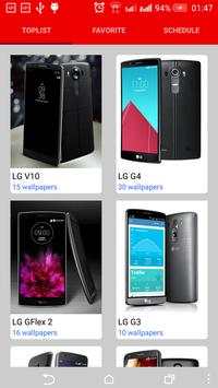 Wallpaper of LG for Android screenshot 1