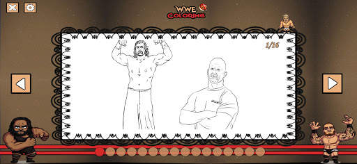 WWE Superstars Coloring स्क्रीनशॉट 1