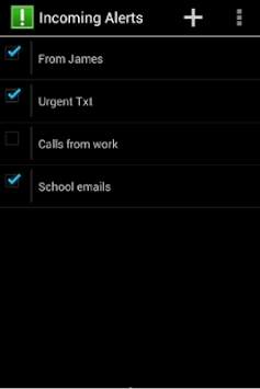 Incoming Message Alert Lite screenshot 1