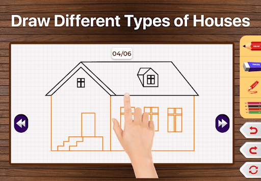 House Draw Step By Step скриншот 5