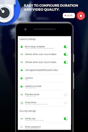 Background Video Recorder screenshot 5
