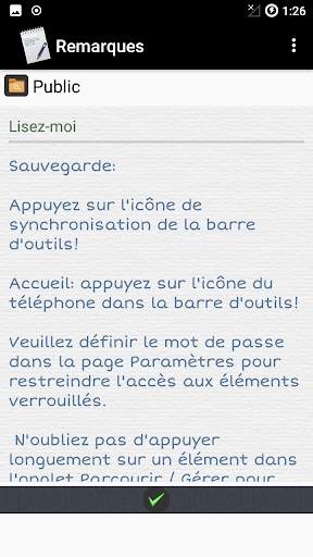 Remarques Notes screenshot 3