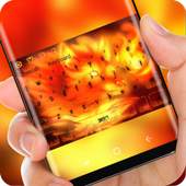 Red Fire Fox Keyboard Theme 10001001