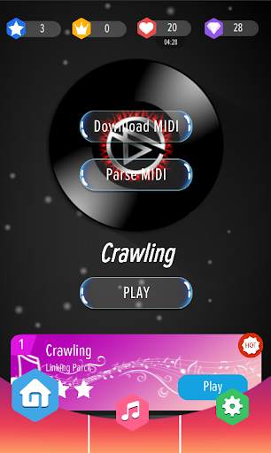 Linkin Park Perfect Piano Tiles screenshot 1