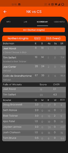 Cricfan Cricket Live Line screenshot 6