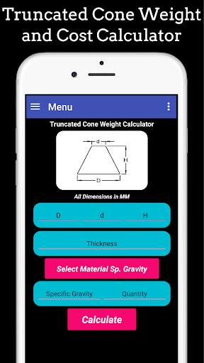 Fabrication Weight & Cost Calc screenshot 2