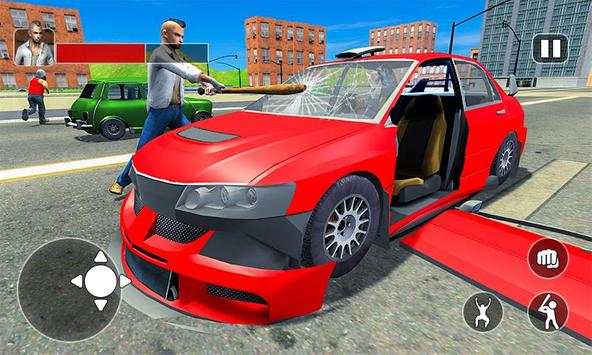 Real Gangster Theft Car Destruction Game screenshot 2
