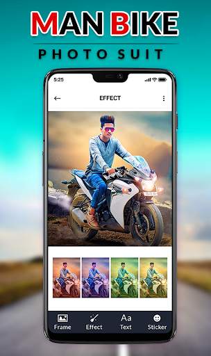 Man Moto Photo Suit screenshot 2