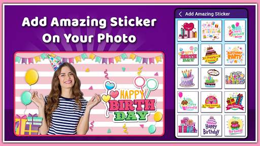 Birthday Photo Frame- Birthday Cake Song With Name screenshot 4