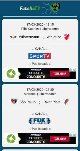 FuteNaTV - Futebol na TV - Seu guia de jogos screenshot 3
