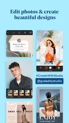 GoDaddy Studio: Graphic Design screenshot 1