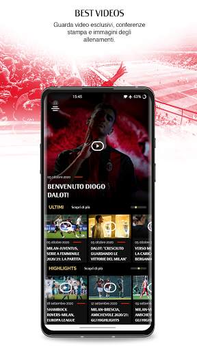 AC Milan Official App screenshot 4