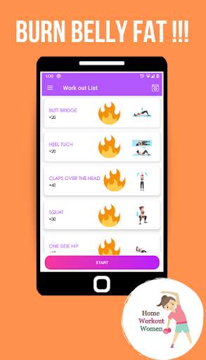 Home Workout Woman - No Equipment screenshot 3