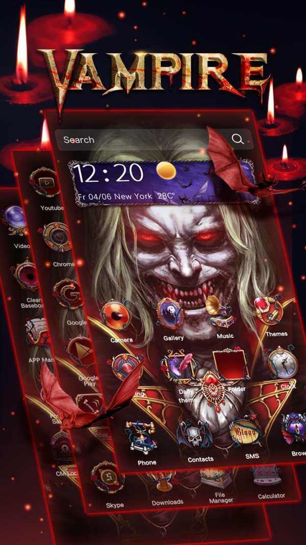Wicked Bloody Vampire Theme screenshot 3