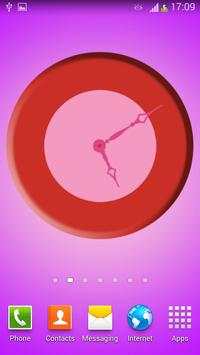 Cute Love Clock Widget screenshot 5