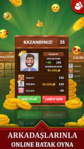 Batak Online HD - Canlı Batak screenshot 4