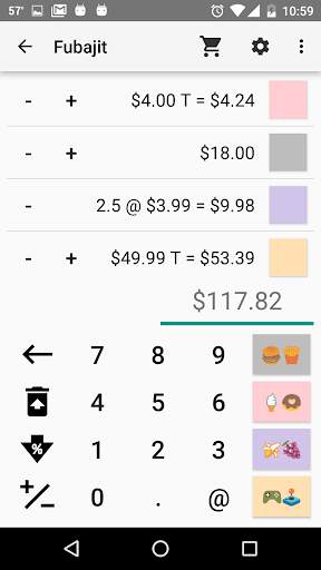 Fubajit Shopping Calculator screenshot 8