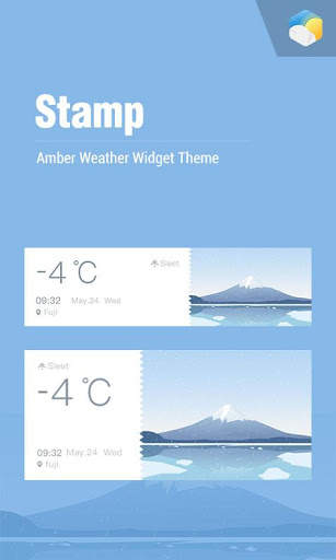 Minimalism weather clock wid screenshot 1