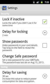 GRITSafeTrial Passwort Manager screenshot 6