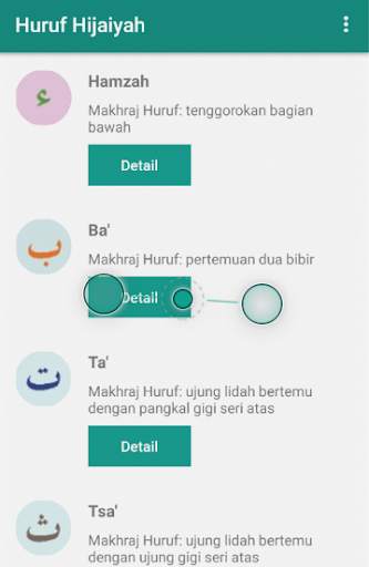 Huruf Hijaiyah screenshot 1