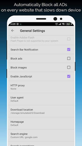 Proxy Browser - Adblock Secured Private Tor Proxy screenshot 1