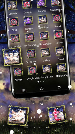 Lover Swing Tree Launcher Theme screenshot 2