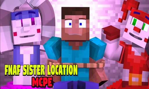 Map FNAF Sister Location for Minecraft PE screenshot 2