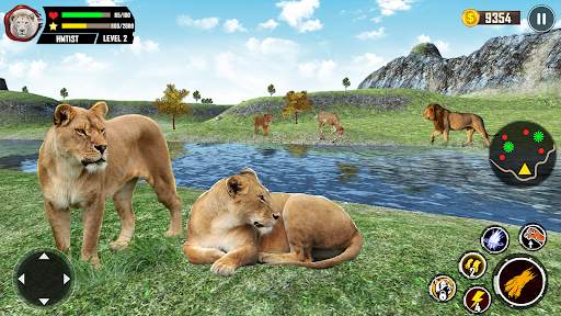 Lion Family Simulator 3d Games screenshot 4