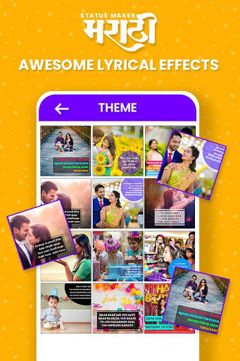 Marathi Songs Lyrical Video Maker screenshot 3