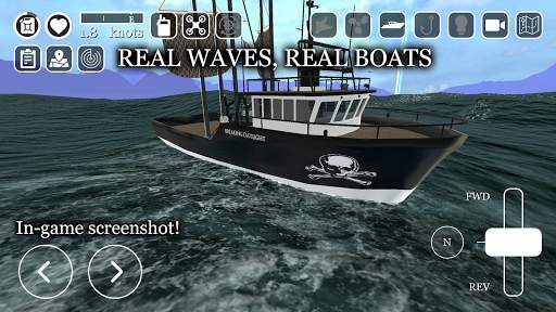 uCaptain: Boat Fishing Game 3D screenshot 2