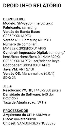 Droid Hardware Info screenshot 3