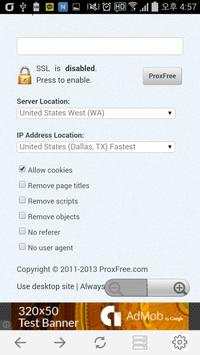 Proxy Browser screenshot 2